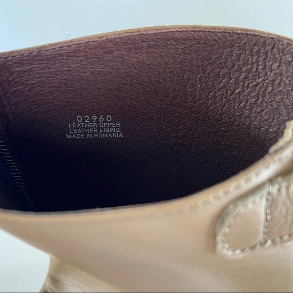 J. Crew Field Boots Riding Leather Equestrian Classic Minimalist Olive Green 6 - Picture 10 of 14